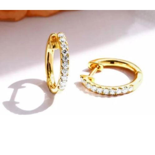 ANTING BULAT FULL KRISTAL TITANIUM GOLD