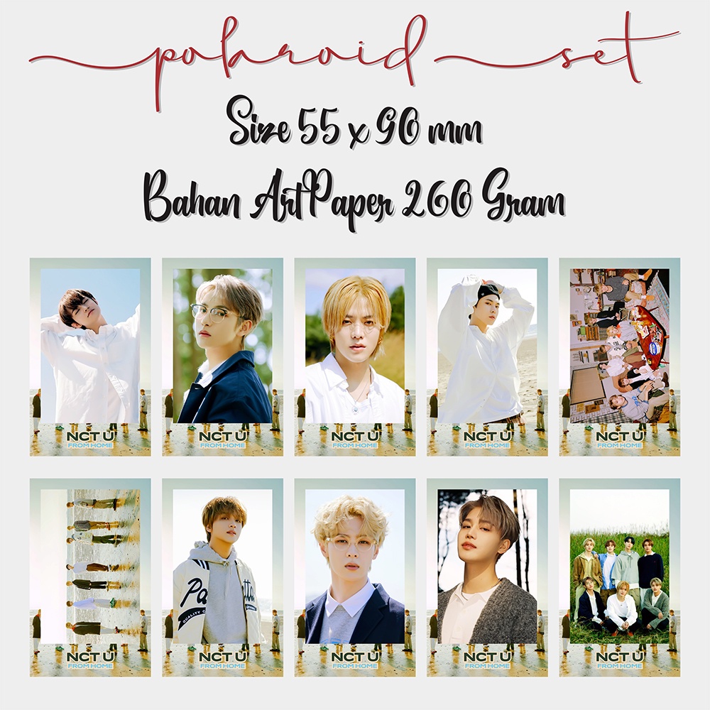 Paket Polaroid NCT U From Home