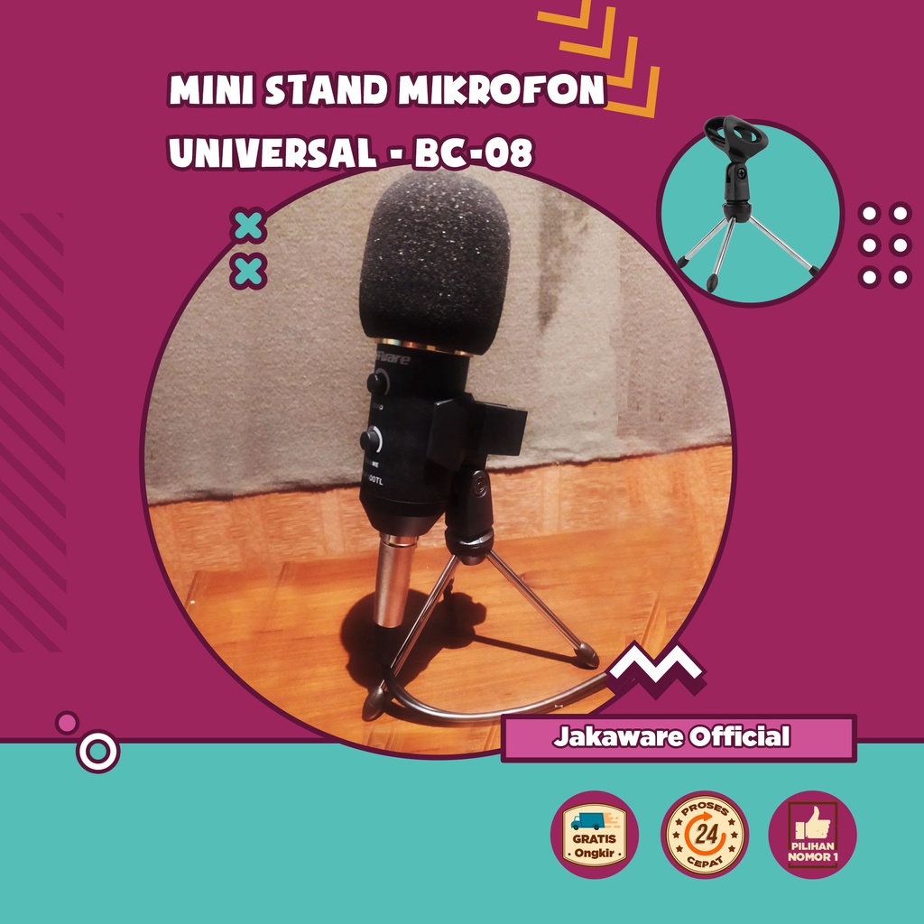 MINI STAND MIKROFON UNIVERSAL STAN MICROFON MICROPON STAN PENYANGGGA MIKROPON KECIL ARM SUSPENSI LAZ