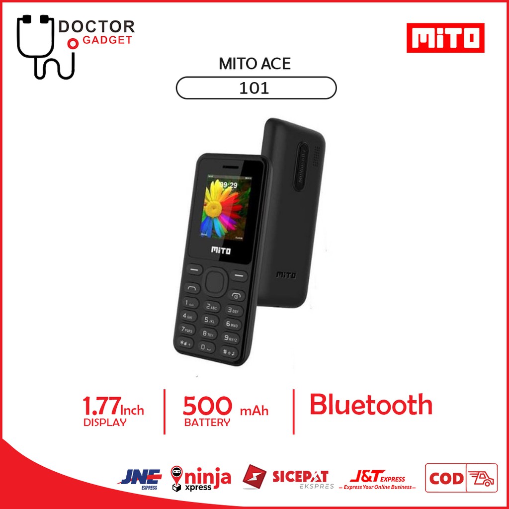 Handphone Candybar Mito 101 Ace 1 77 Dual Sim Hp Jadul Magic Voice Bluetooth Mp3 Support Micro Sd Shopee Indonesia