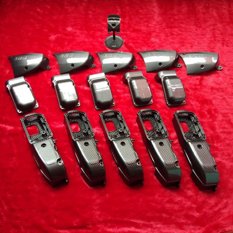 COVER TUTUP CVT MIO KARBU CARBU MIO SPORTY MIO SMILE KARBON CARBON