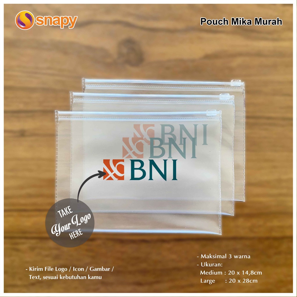 POUCH ZIPPER MIKA CUSTOM