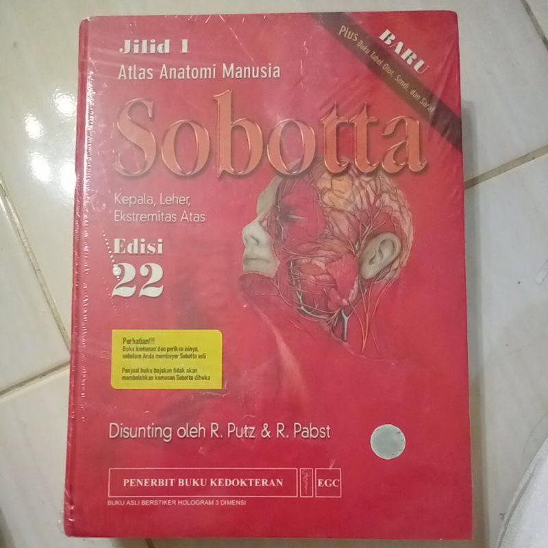 Atlas Anatomi Manusia (Sobotta) jilid 1 dan 2 (Sepasang) ORI