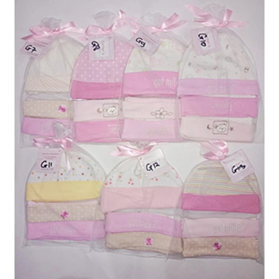 PNB41 SET TOPI 3 IN 1 CARTERS TOPI KUPLUK BAYI