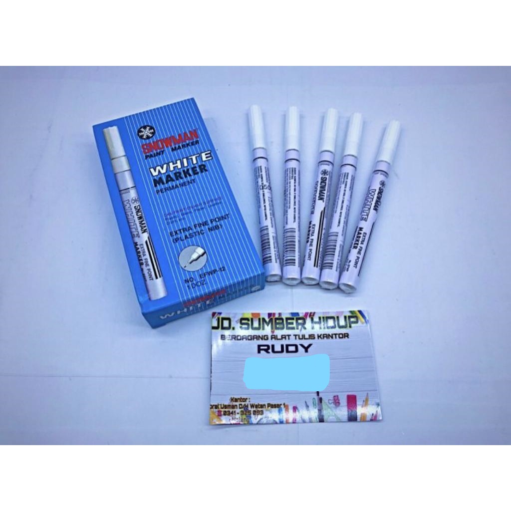 

Snowman Paint Marker Permanent Extra Fine Point , Harga persautan 1 pc