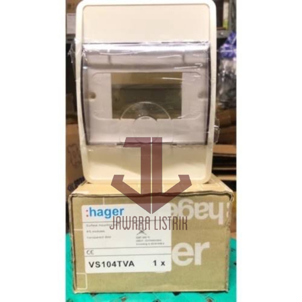 HAGER BOX MCB VS 104 TVA BOX MCB HAGER 4 GROUP OUTBOW