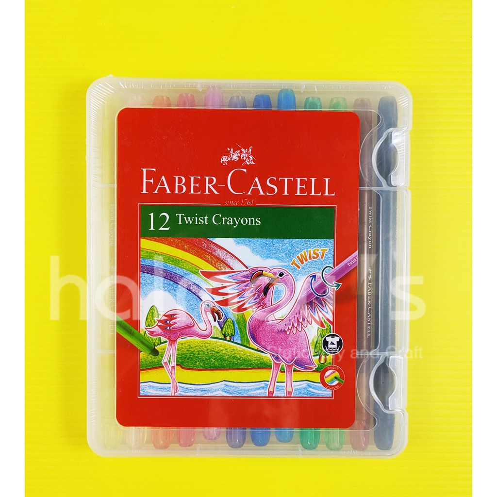 

CRAYON / OIL PASTEL TWIST FABER CASTELL 12 W