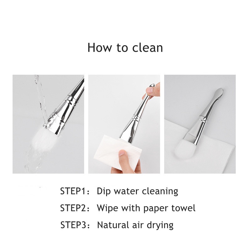Sevich Brush Masker Wajah Bahan Silikon Untuk Perawatan Kulit