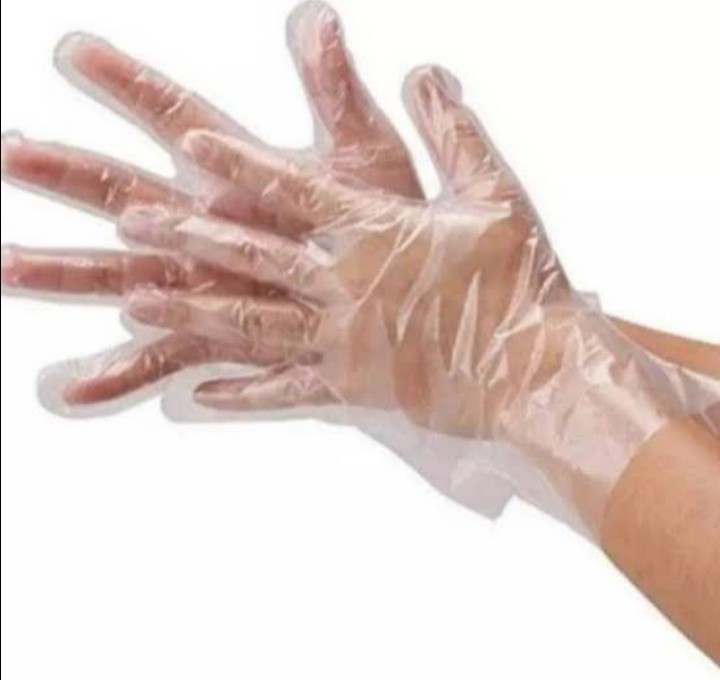 Sarung Tangan Plastik (isi 100 Lembar) / 50 Pasang