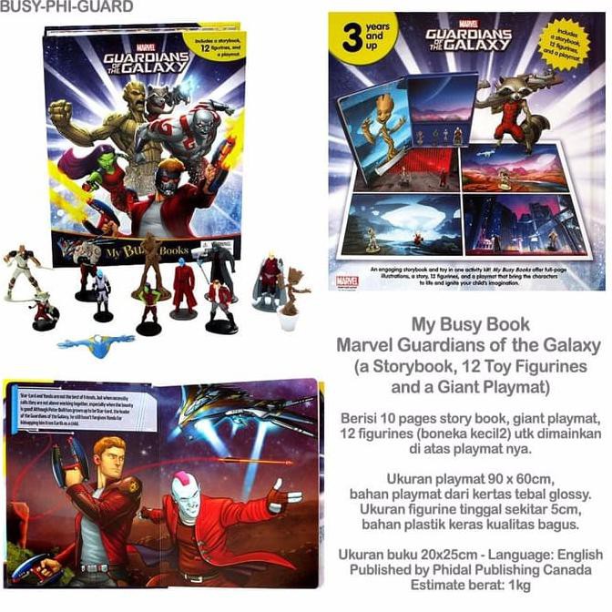 Buku Anak My Busy Book Marvel Guardians Of The Galaxy