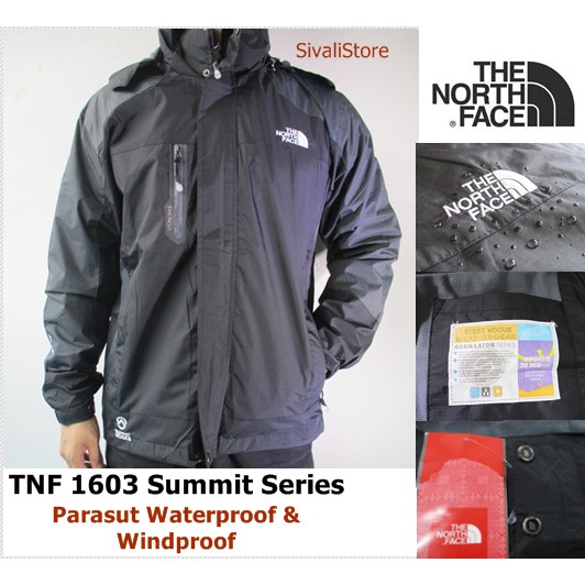Jaket Gunung Summit Touring / Motor The North Face 1603 Hitam