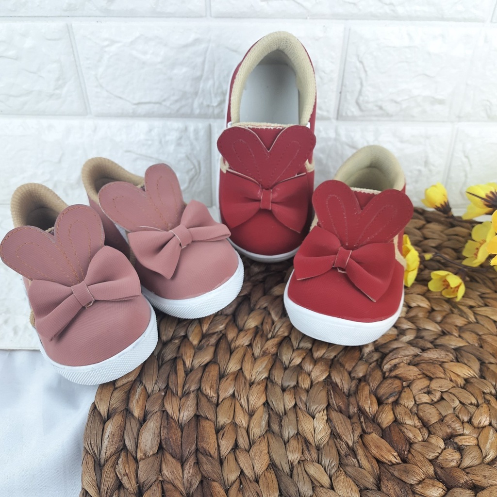 mandirishoesstore-SEPATU KELINCI KUPING ANAK 1 2 3 TAHUN HAY03