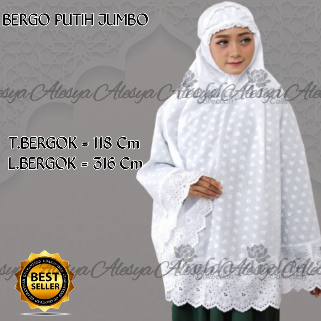 Bergo/Hijab Katun Paris Alesya Standar-Jumbo/Best Seller/Harga Grosir/Bisa Bayar Di Tempat