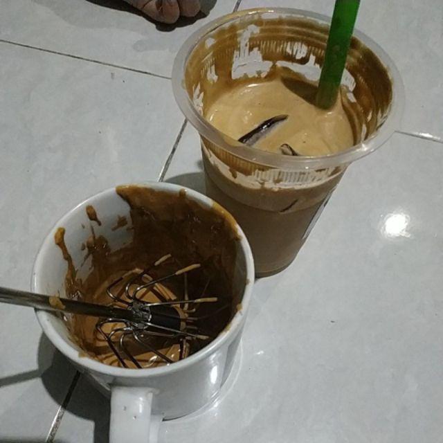 Hand Mixer Manual Pengocok Mixer Dalgona Kopi Balon Whisk Kue Tanpa Listrik Tanpa Baterai Mini Mixer