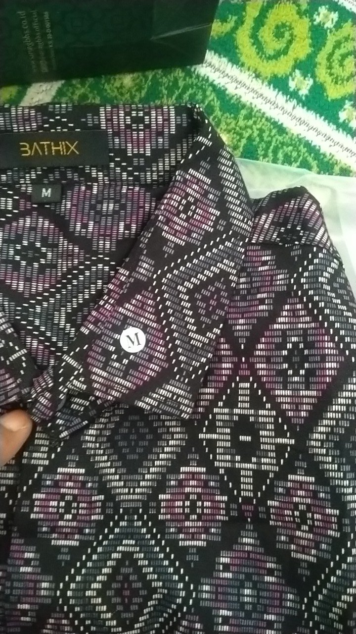 Kemeja Batik Songket Pria Aneka Motif Diamond Banyak Warna Big Size Jumbo Xxl Xxxl