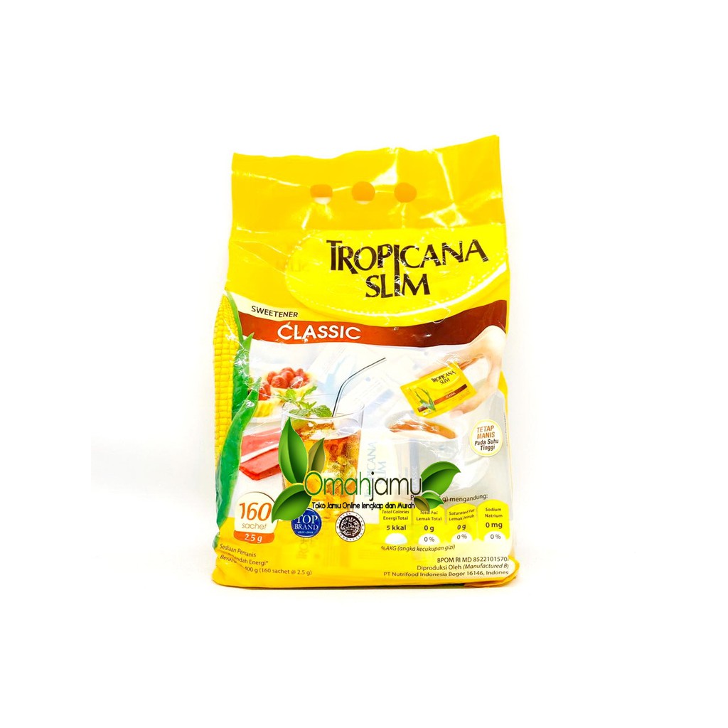 

TROPICANA SLIM CLASSIC ISI 160 SACHET. KEMASAN EKONOMIS. MURAH