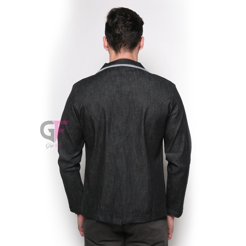 GIOFLO Blazer Pria Keren Casual Grey / BLZ 790