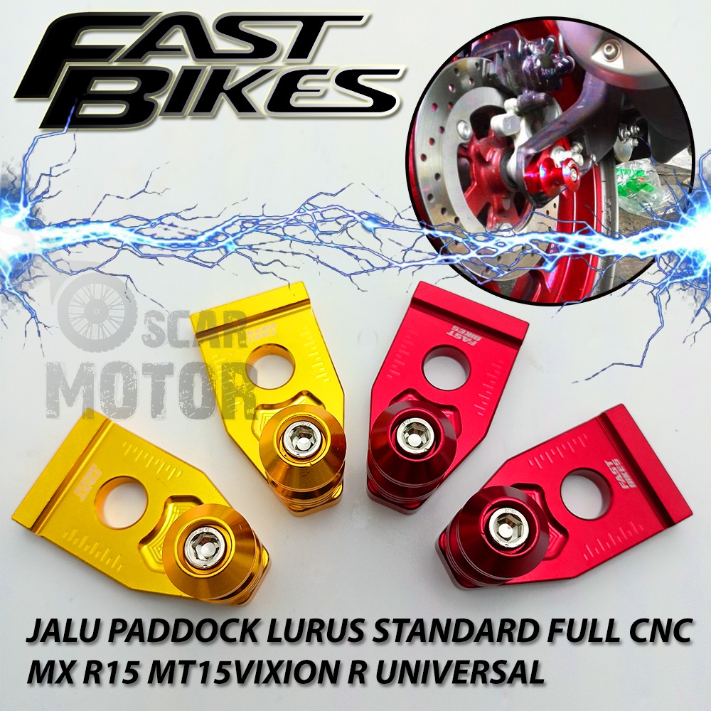 Jalu Paddock 8005C Fastbikes Pedok Stelan Rantai Padock Universal Motor Xaber R15 MT15 Vixion R MX motor