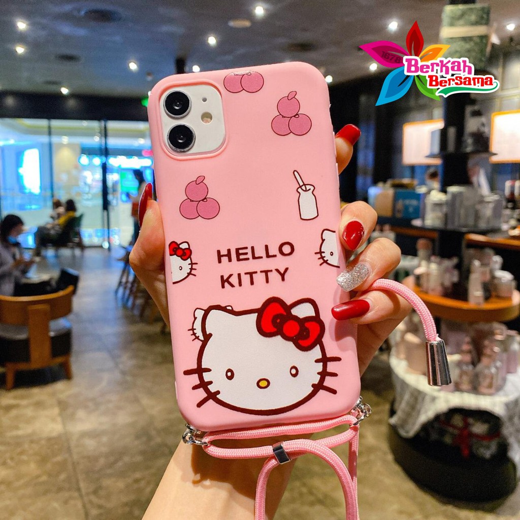 SS155 case Slingcase Lanyard HELLO KITTY Vivo Y91c Y1s Y91 Y93 Y95 Y12 Y17 Y15 Y19 U3 Y5s BB4633