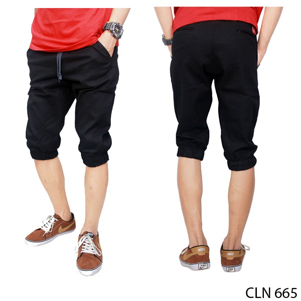 Celana Jogger Pendek Pria Wanita Unisex - Banyak Pilihan Warna CLN (COMB)