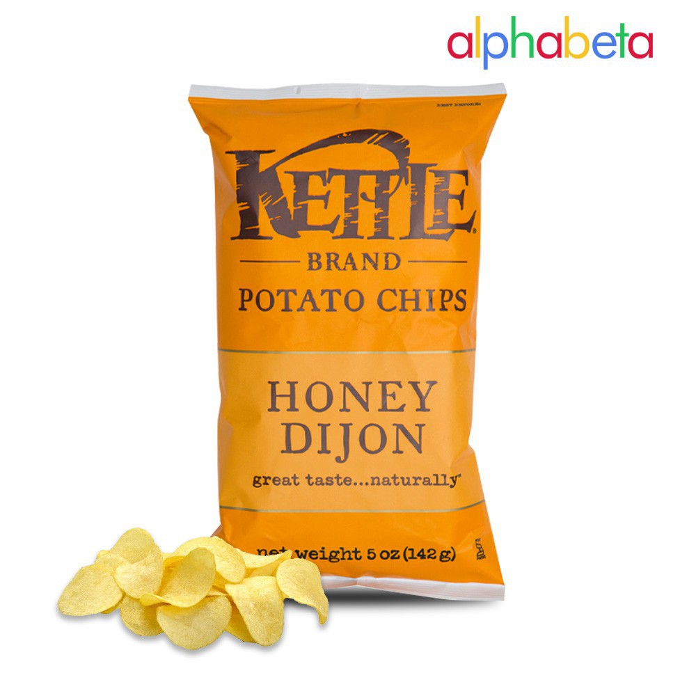 

KETTLE BRAND HONEY DIJON POTATO CHIPS 142 GR - SNACK KERIPIK KENTANG GURIH