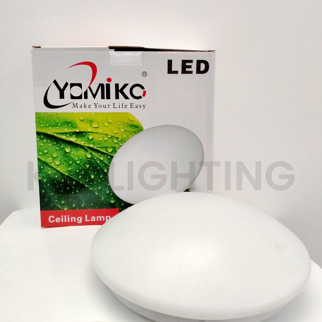 LAMPU PLAFON BULAT / BARET / CEILING LED 12W PUTIH