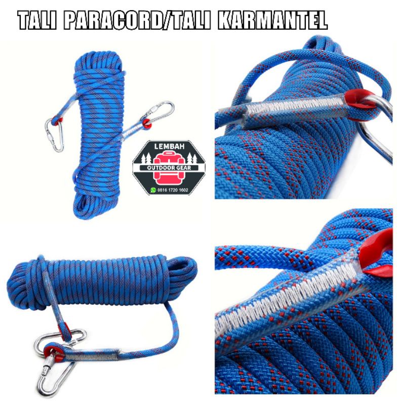 Tali Paracord Tali Karmantel Tali Panjat Tebing