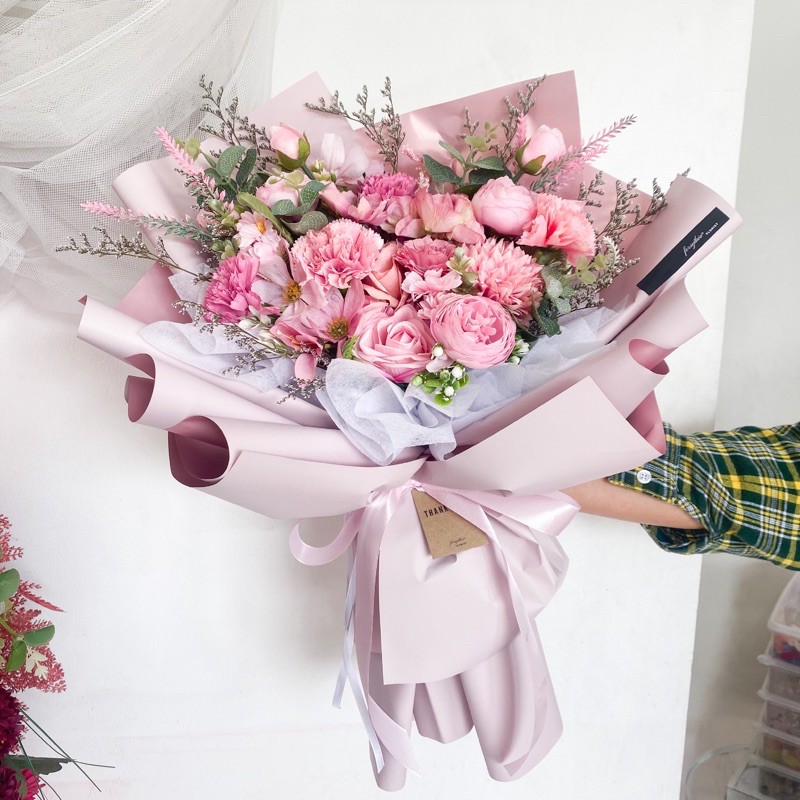 LARGE ARTIFICIAL BOUQUET BUKET BUNGA PALSU BESAR KOREA KOREAN FLORIST