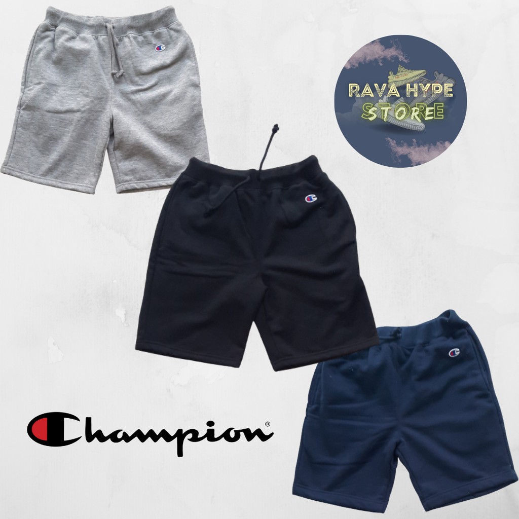 Champion Short Pants Basic Logo / Celana Pendek Pria Bawahan Pria