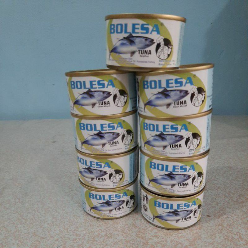 BOLLESSA TUNA IN OIL/IKAN TUNA/TUNA KALENG