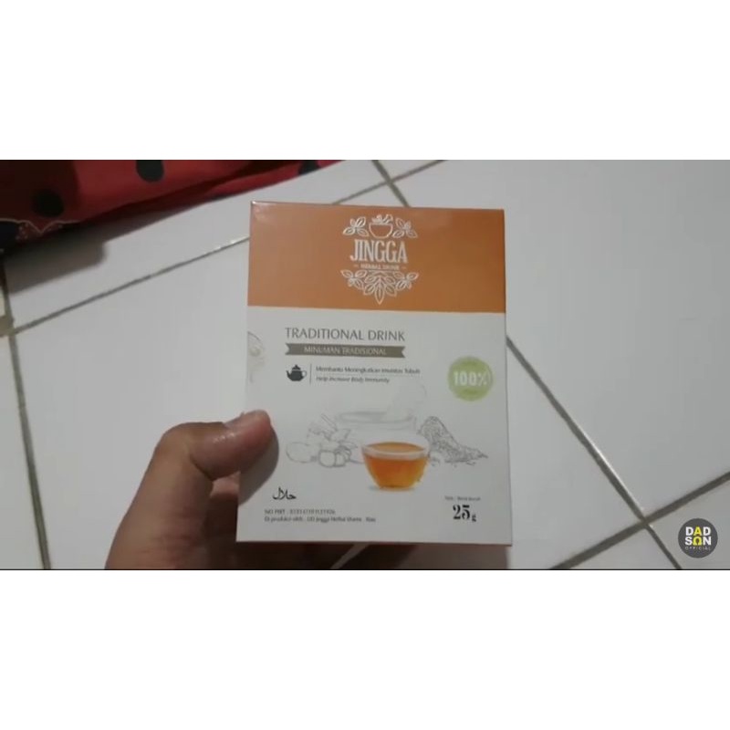 

JINGGA Herbal Minuman Tradisional (Teh Celup) ASLI