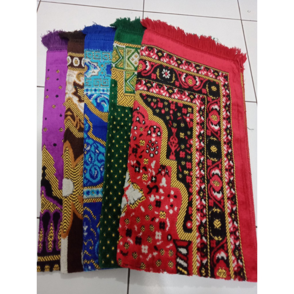 Sajadah Turky/Sajadah Turki/Sajadah Tanggung/Sajadah Anak/Sajadah Bulu Ukuran 55x110