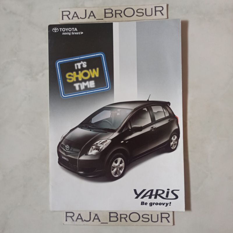 Poster brosur katalog leaflet Toyota Yaris 2008