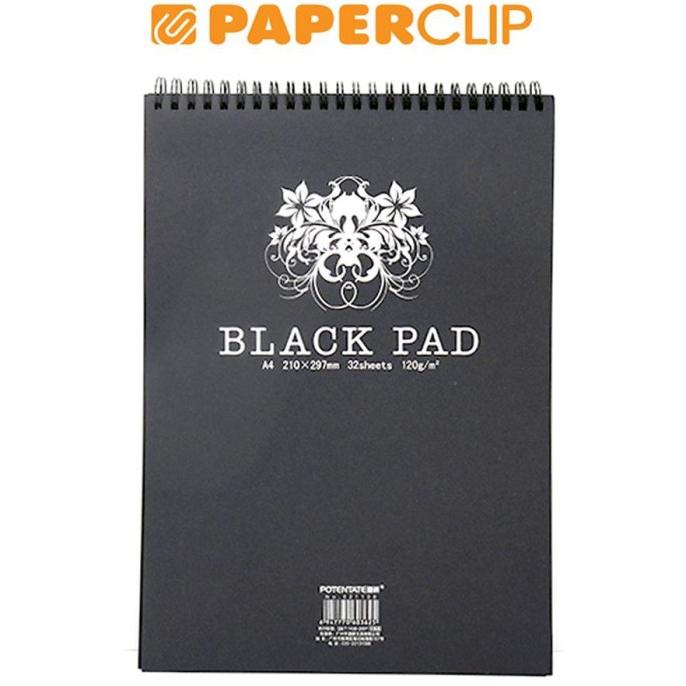 

Sketchbook Potentate Black A4 32S 021108