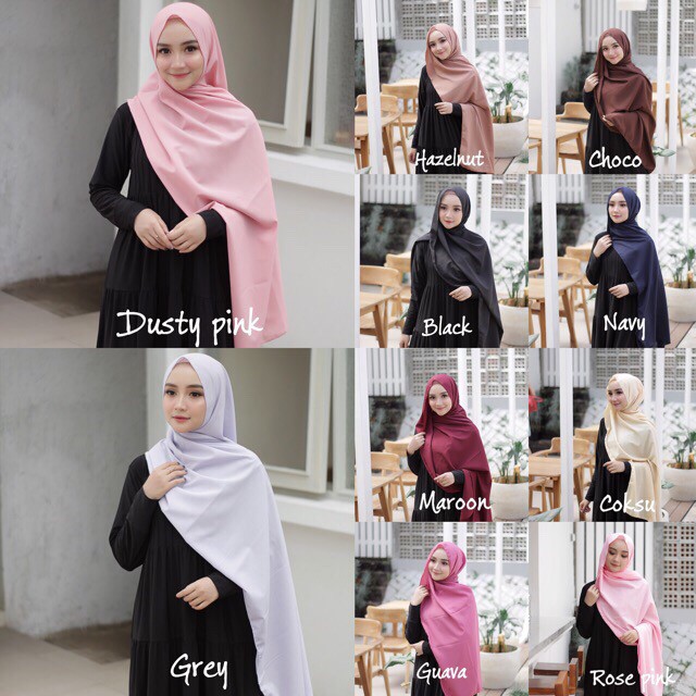  JILBAB  pashmina  instan sabyan pashmina  diamond daily 