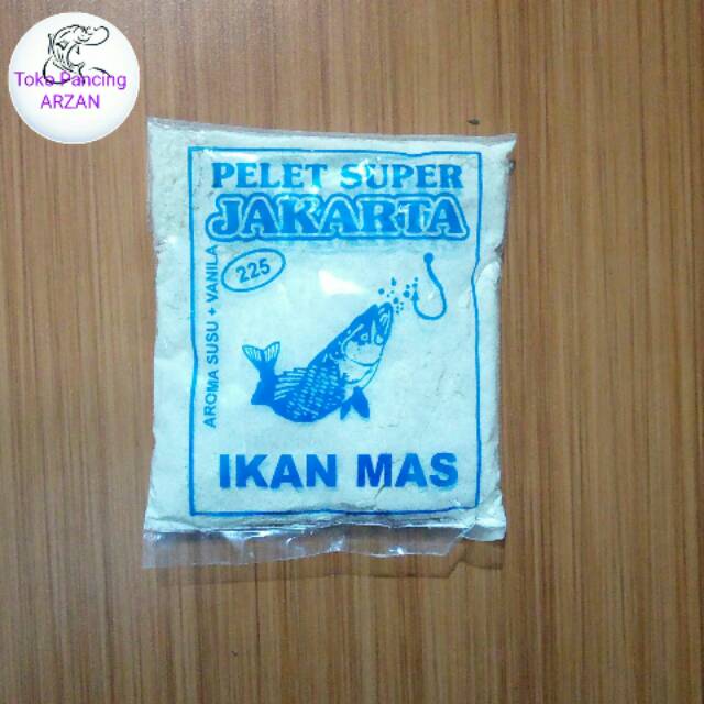 Pelet Super Jakarta PUTIH 225 Kemasan 50 Gram