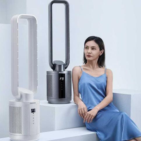 Xiaomi Daewoo F9 Pro Bladeless Fan Kipas Angin With Air Purifier - Abu-Abu Cute.Kittykol