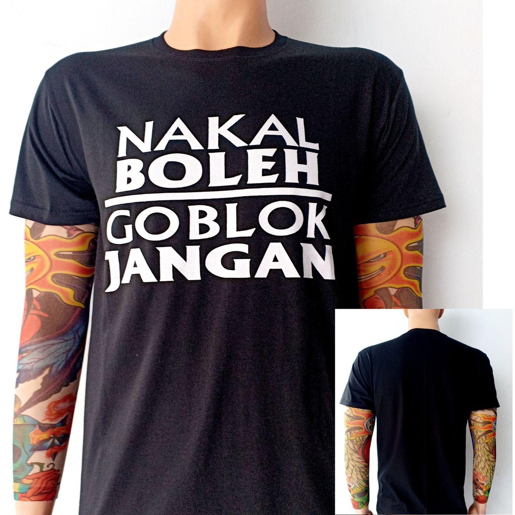 KAOS DISTRO NAKAL BOLEH GOBLOK JANGAN