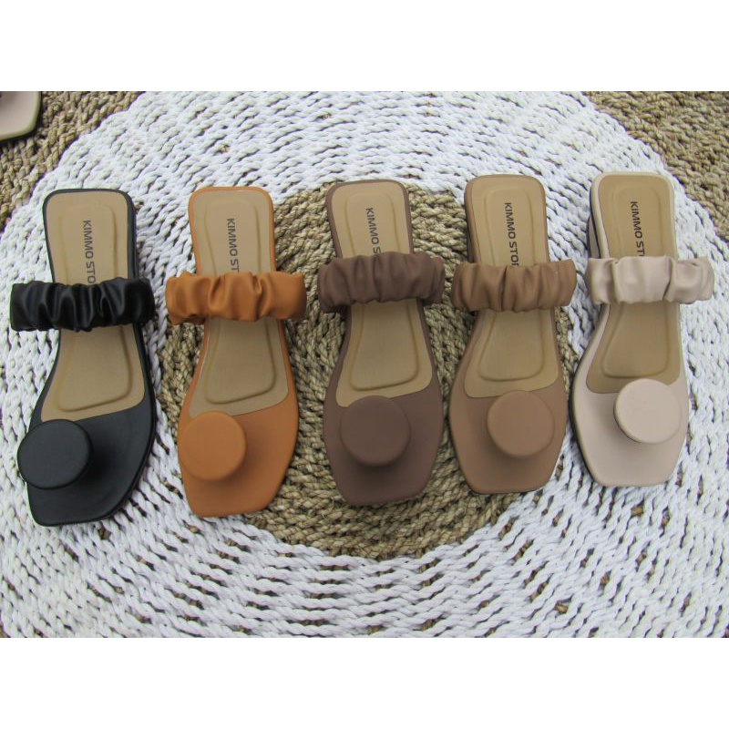 SANDAL WANITA JAMUR KERUT  HAK BUNGKUS AL-46