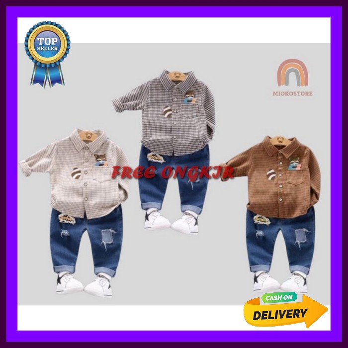Set Anak Keren Stelan Balita Kekinian Oneset Import Termurah Baju Celana Anak Ori Baju Stelan Baby B