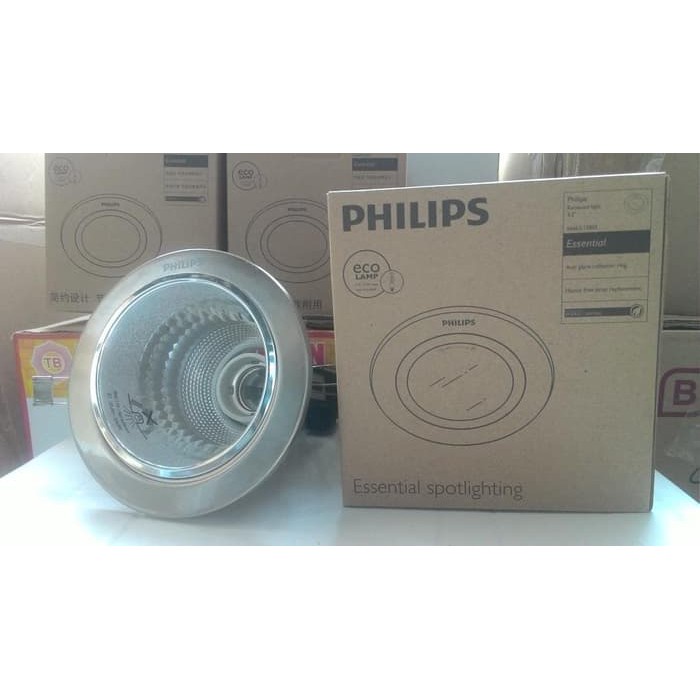 Philip Downlight 66663 3.5 inchi Nickel TANPA COVER