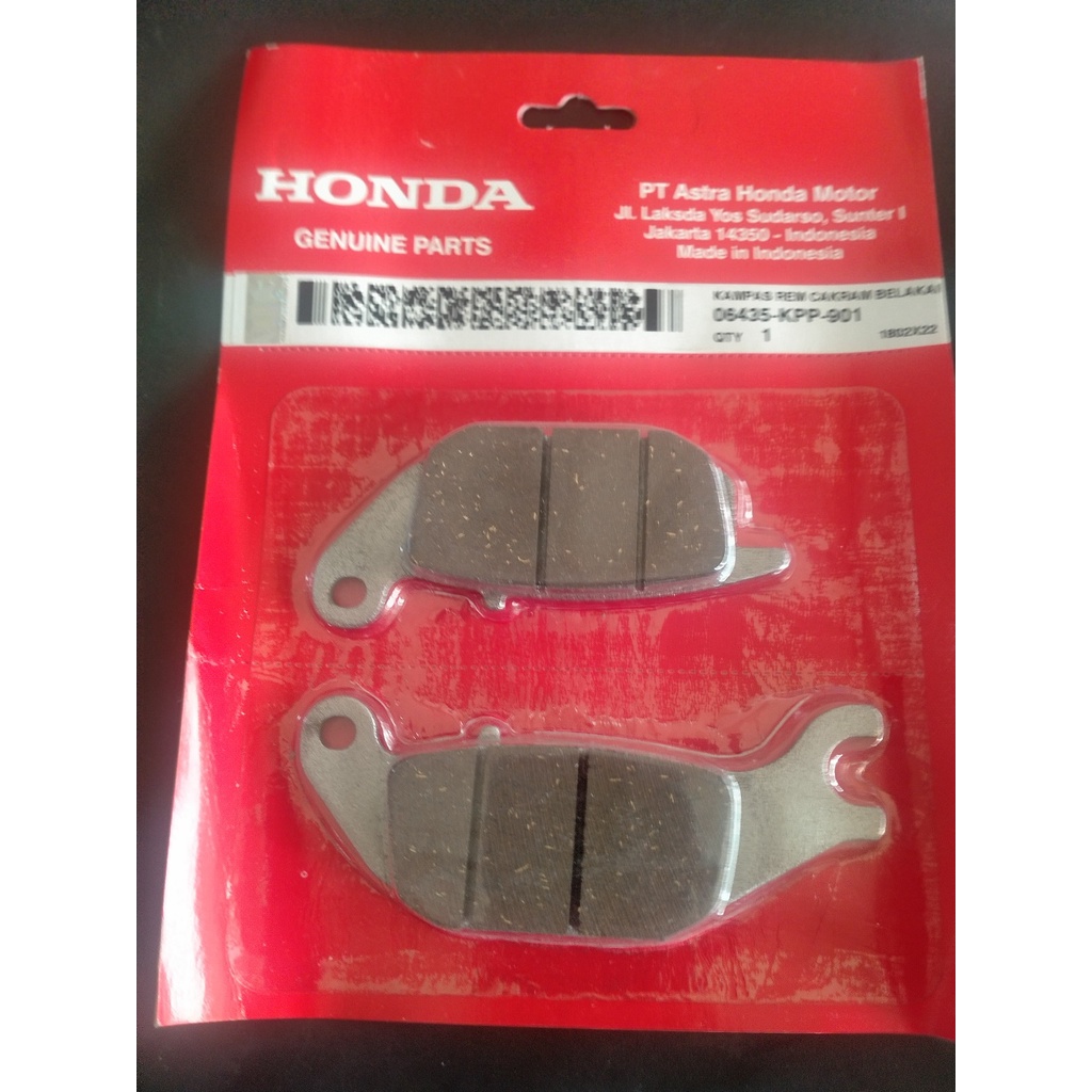 kampas rem cakram belakang supra x 125
