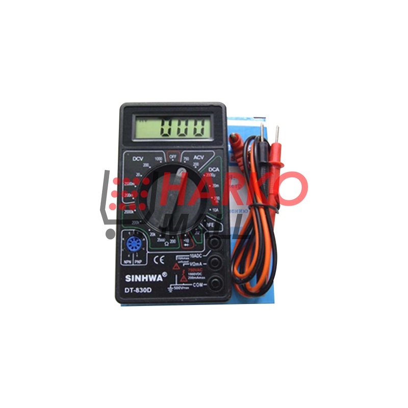 MULTI TESTER DT 830D AVOMETER DIGITAL MULTI METER