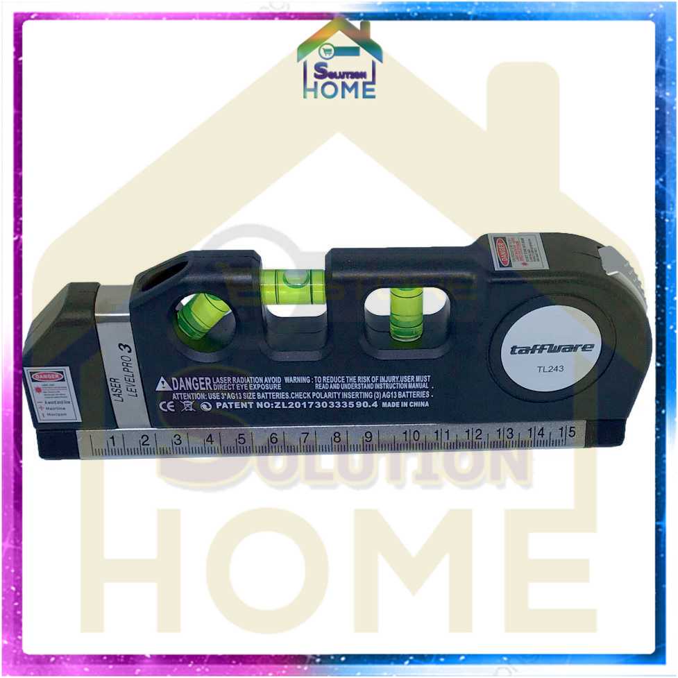 

HOME STORE SOLUTION - Taffware LEVELPRO3 Penggaris Laser 250CM + Waterpass - TL243