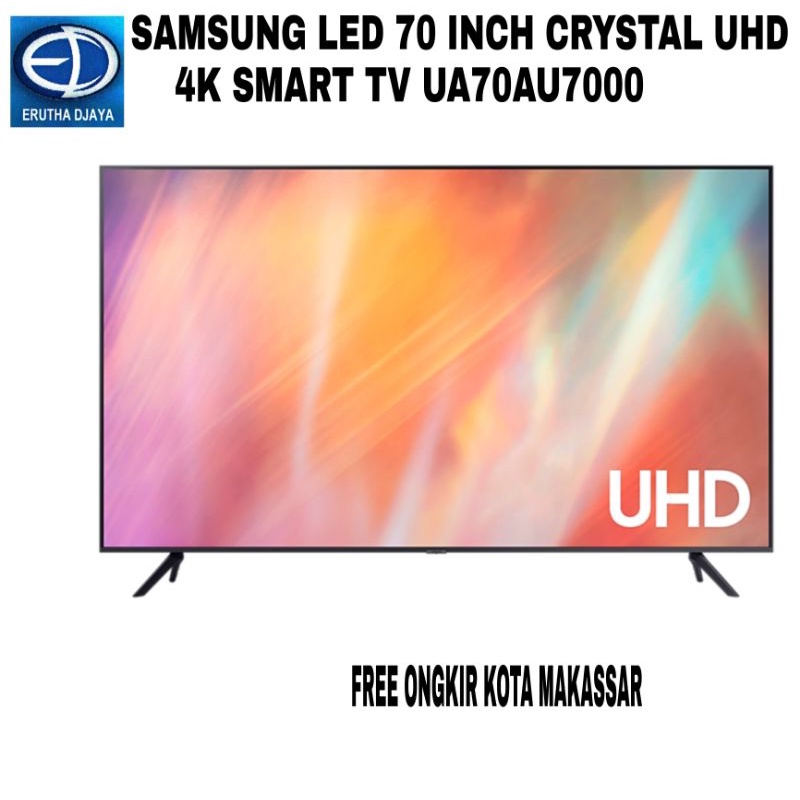 SAMSUNG LED 70 Inch  Smart 4K Crystal UHD TV 70AU7000