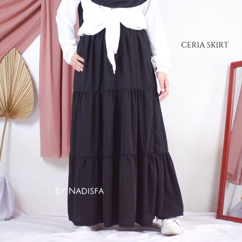 CERIA SKIRT UMPAK POLOS