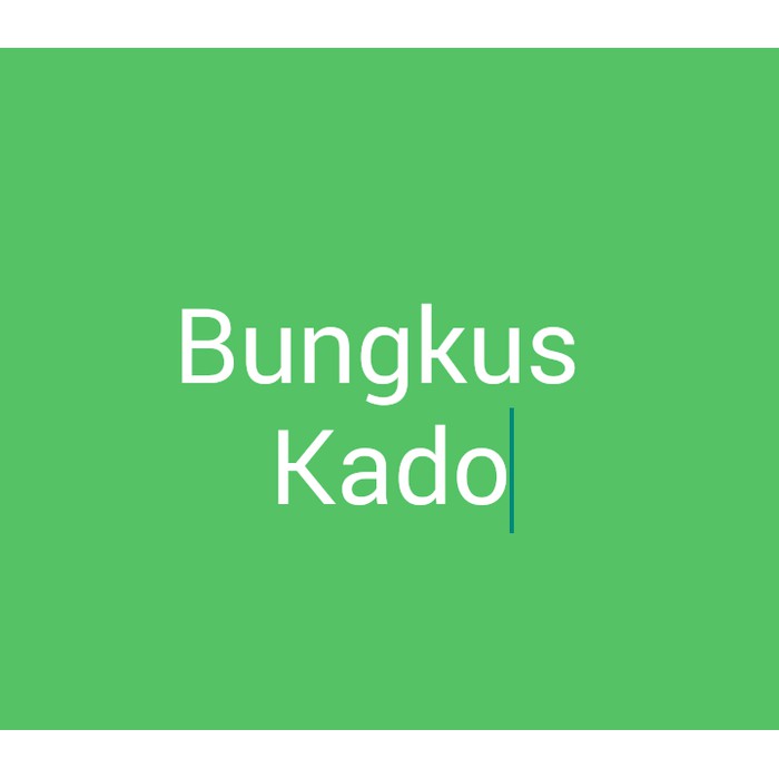 

Bungkus Kado Tambahan