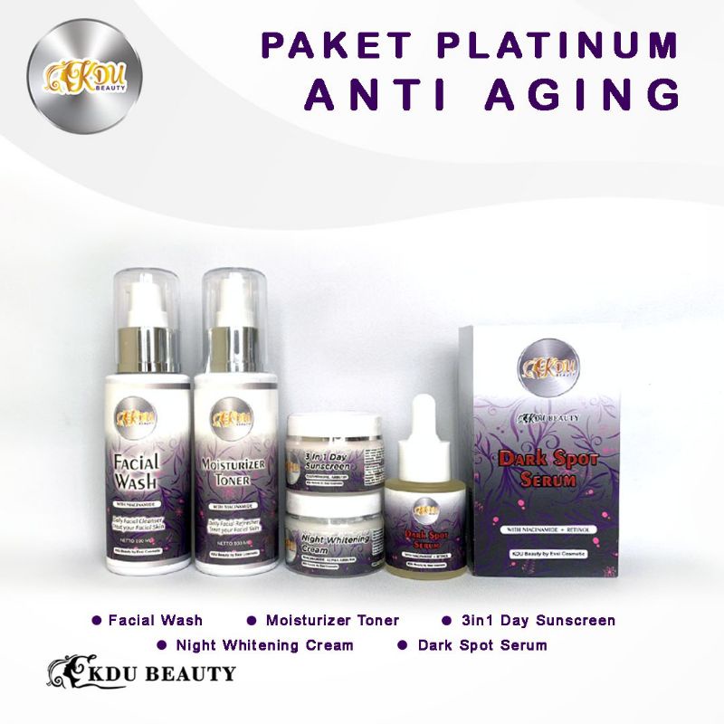 NEW Packaging Platinum Anti Aging