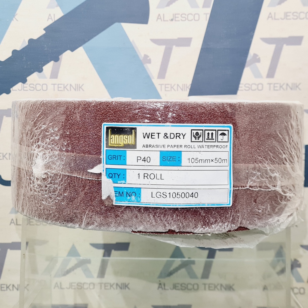 LANGSOL AMPLAS METERAN GRIT 40 TAHAN SUPER THINNER