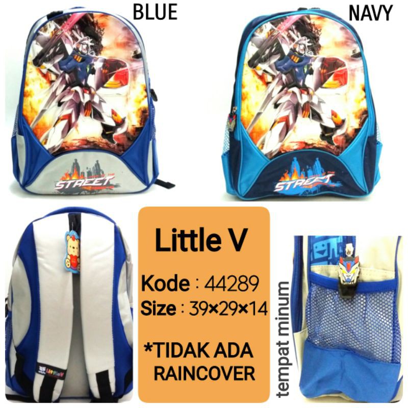 TAS RANSEL SEKOLAH ANAK COWOK LITTLE V 44289